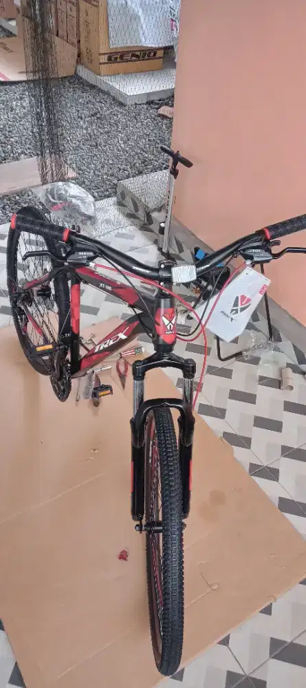Dijual Sepeda MTB TREX uk Besar 27,5 in Baru Bonus Botol
