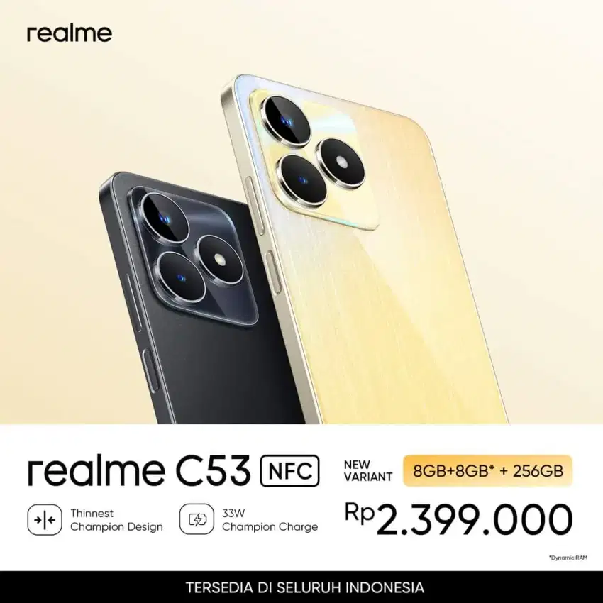 Realme C53 NFC 6+6/128 kredit/tukar tambah