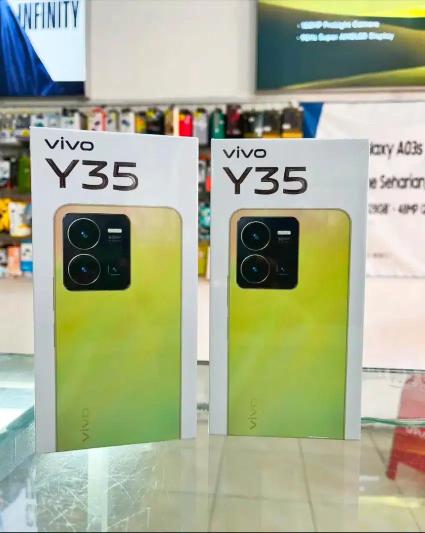 Vivo Y35 8/128 termurah + segel