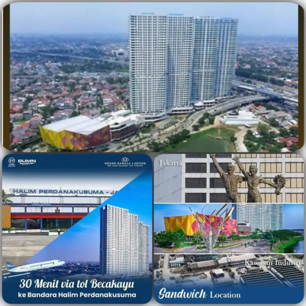 Grand Kamala Lagoon Jual Cepat 1BR !!!