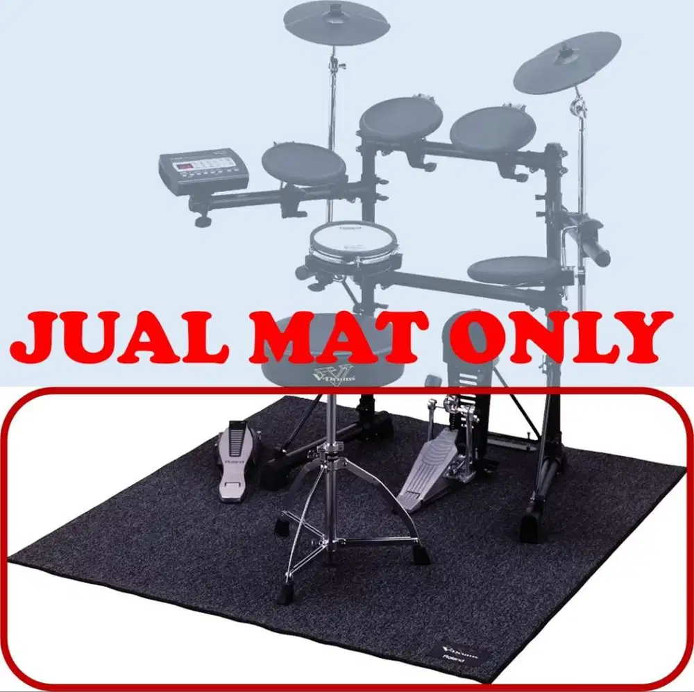 Roland V-Drums Soundproofing/Vibration isolation Mat 120 x 130cm