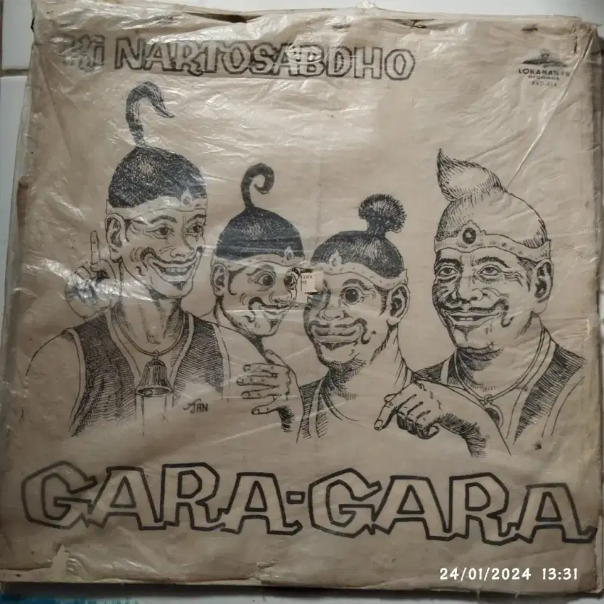 PIRINGAN HITAM VINYL.. KI NARTOSABDHO (gara-gara)