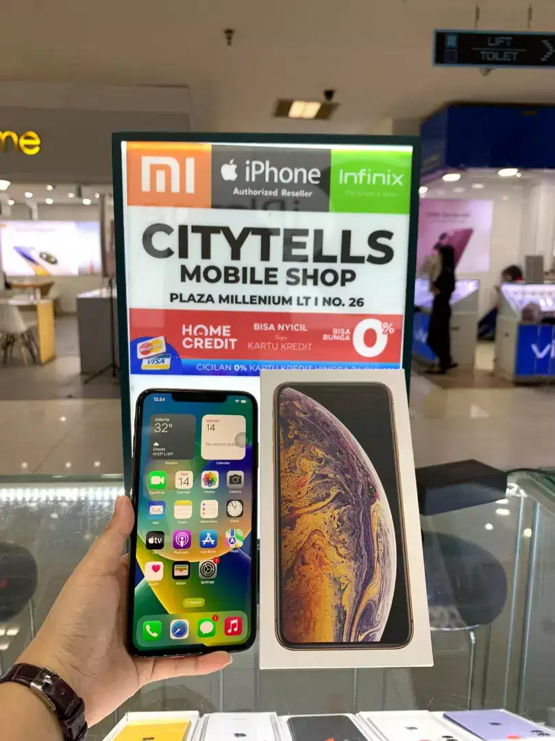 iPhone XS Max 256GB Gold Second Mulus Perfect