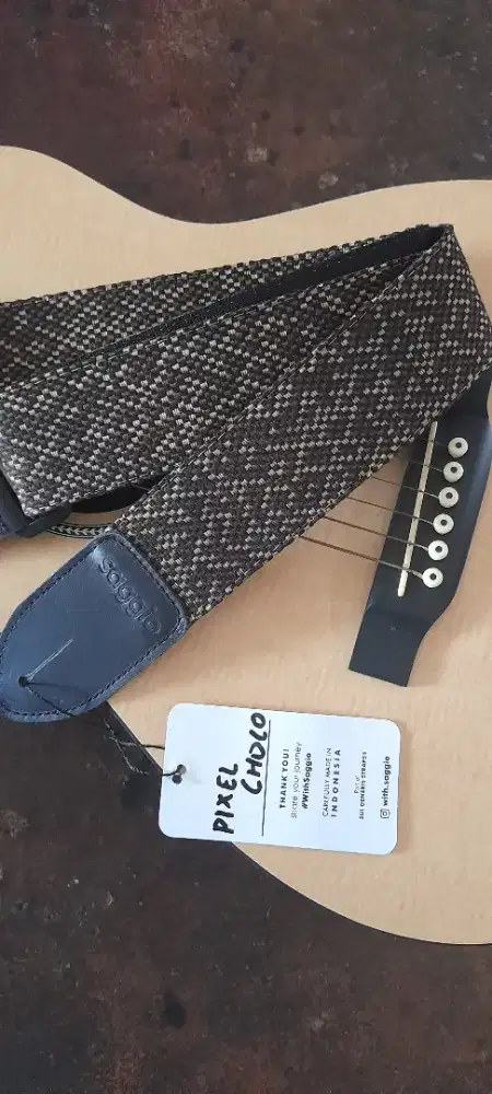 Saggio straps gitar Black pixel