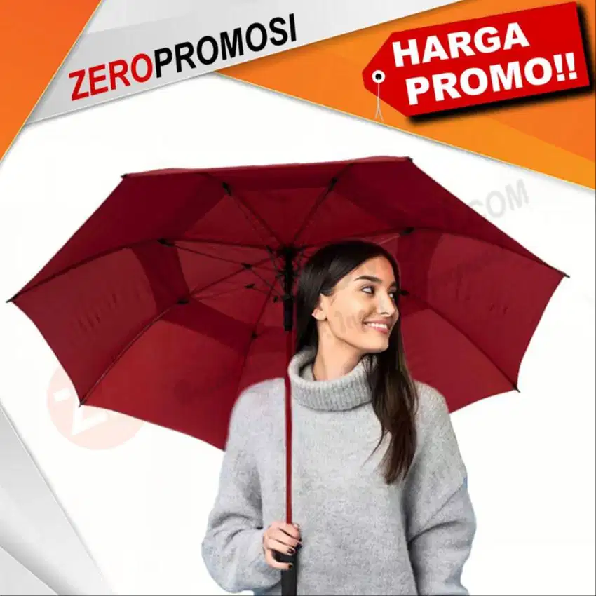 Payung 76003 Jumbo Premium Mewah Otomatis Kokoh Rangka Fiber