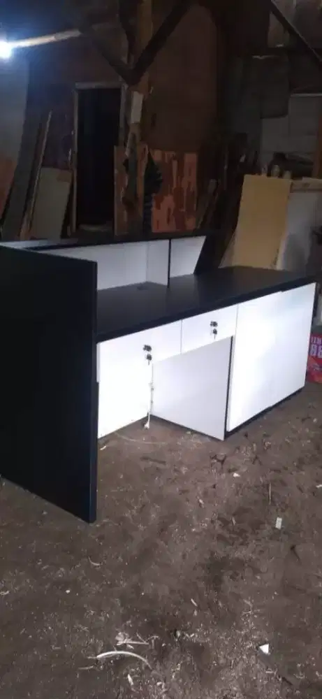 Meja recepcionis meja kasir