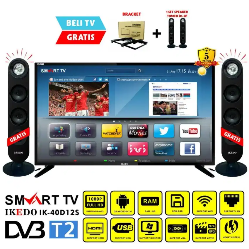 JUAL MURAH LED IKEDO 40 inch.