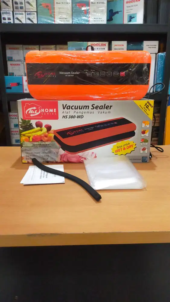 Mesin Vacum Sealer (Alat Pres Makanan) - HNL HS380WD