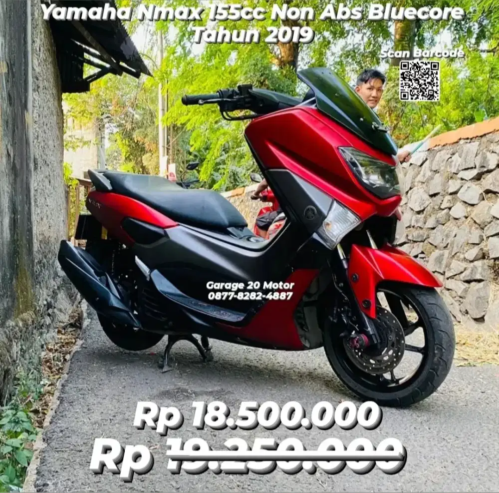 Yamaha Nmax 155cc Non Abs Th 2019 Tt Scoopy Fino Gear Motor Bekas