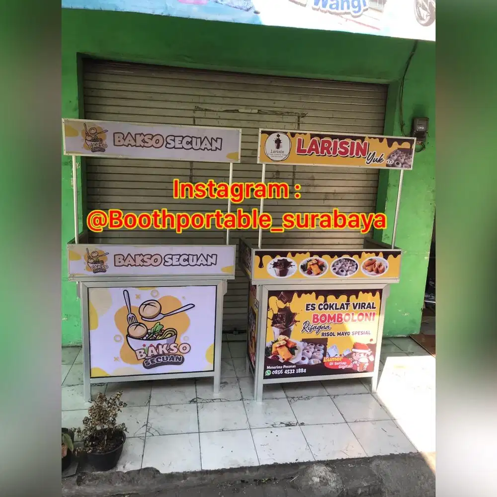 Booth portable aluminium surabaya