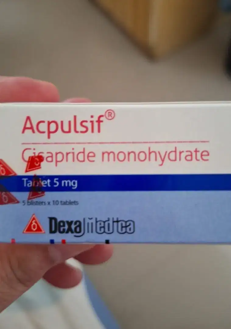 Acpulsif cisapride monohydrate 5mg
