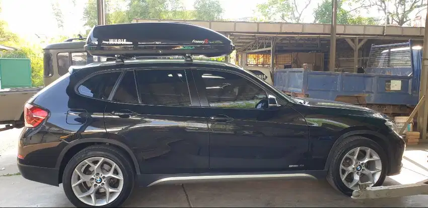 roofbox whale carrier roof rack box bmw X1 freewayx