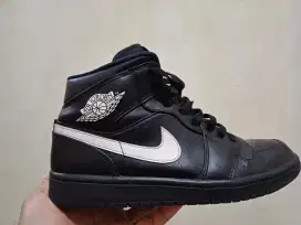 Jual Sepatu Pria/Cowok Nike Air Jordan 1 mid black Speckle