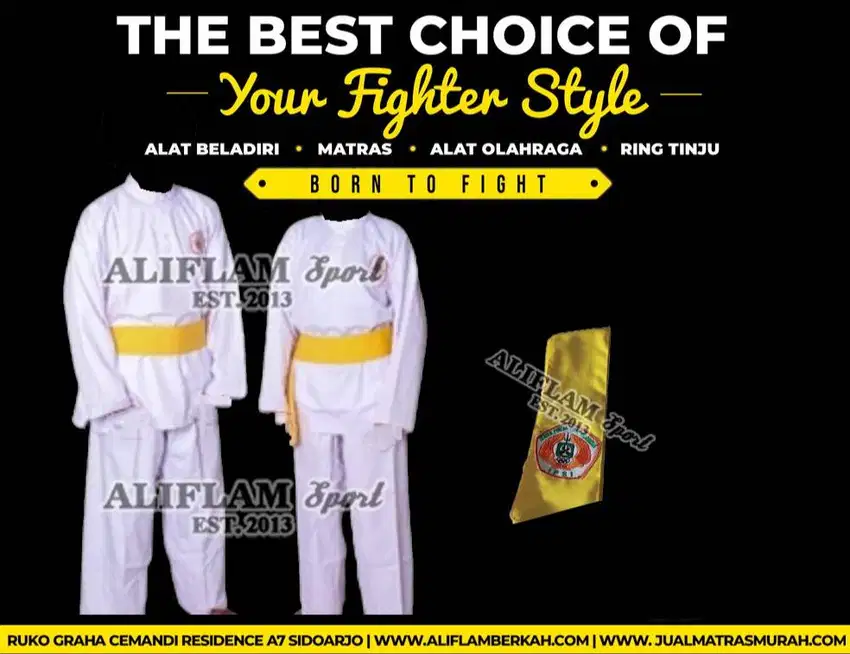 Baju Wasit Juri Pencak Silat IPSI | Seragam Juri Silat Putih | Sakral