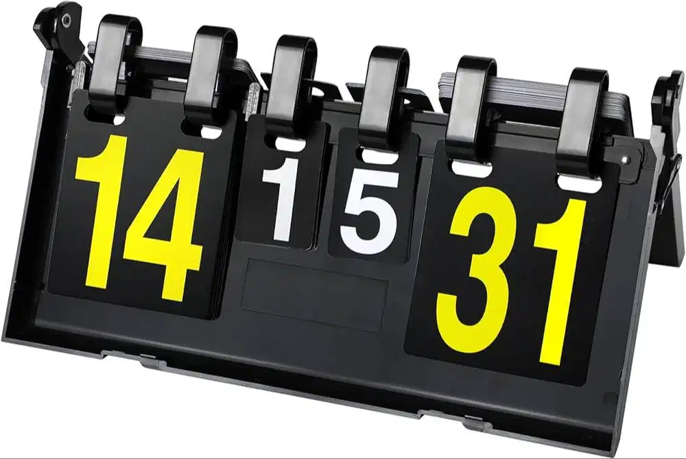 Papan Skor MANUAL Voli Badminton Tenis Meja SCOREBOARD Olahraga