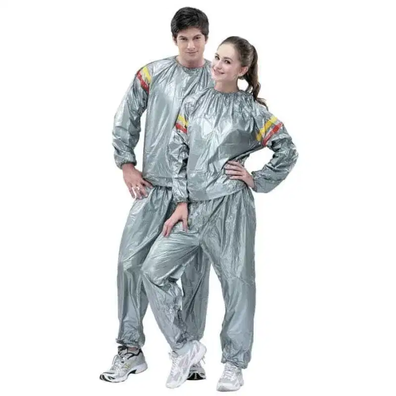 Baju Sauna Suit Pembakar Lemak untuk Olahraga Jogging Jaket Lari Sauna