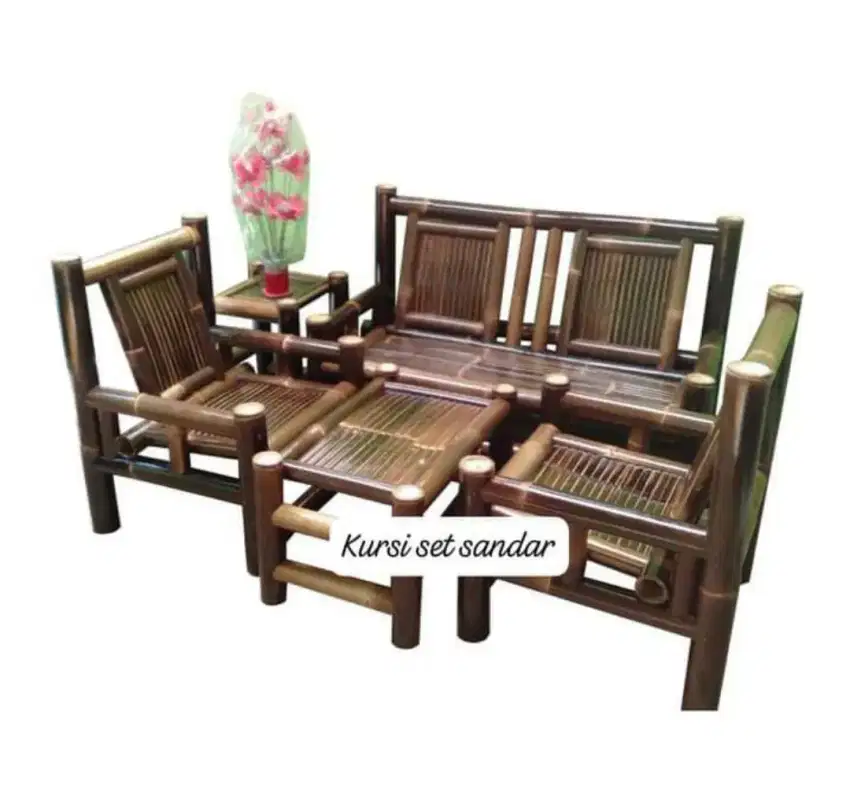 JuaL kursi bambu hitam