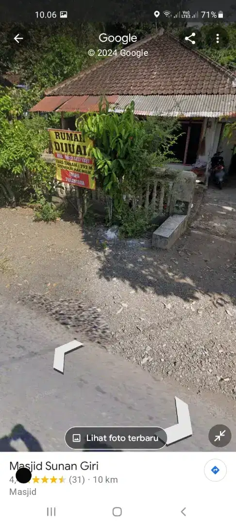 Di jual Rmh di pinggir jalan.