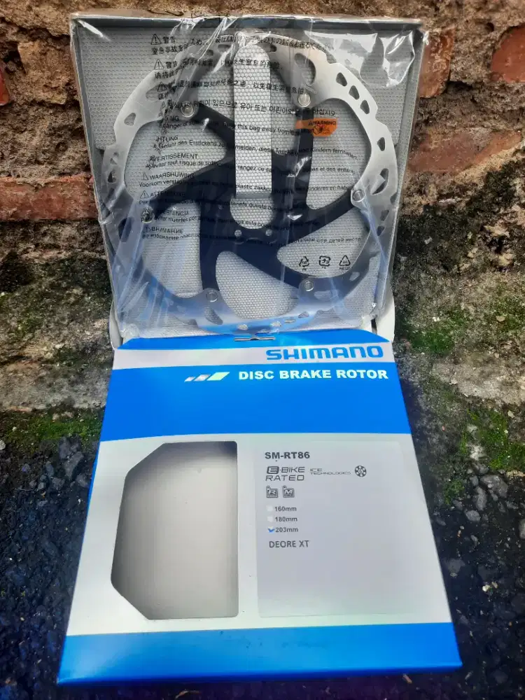 Rotor xt disc brake 8in 203 bukan 7 atau 6 in