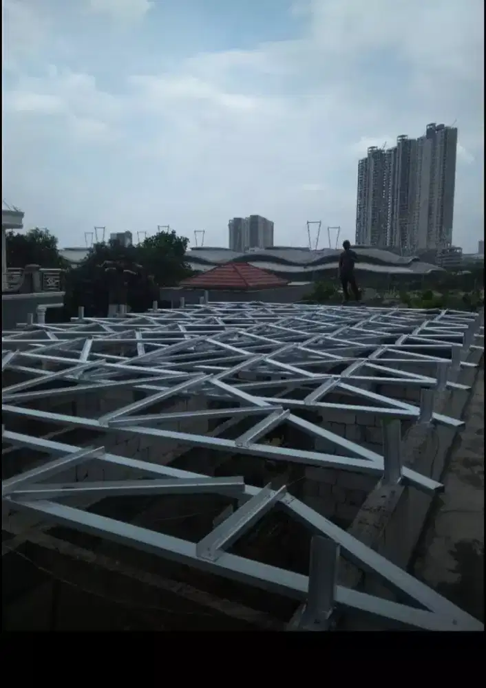 Bongkar pasang atap baja ringan SNI