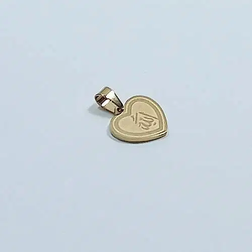 Liontin Titanium Stainless Gold Lafadz Allah Kaligrafi 1,5cm LAG01