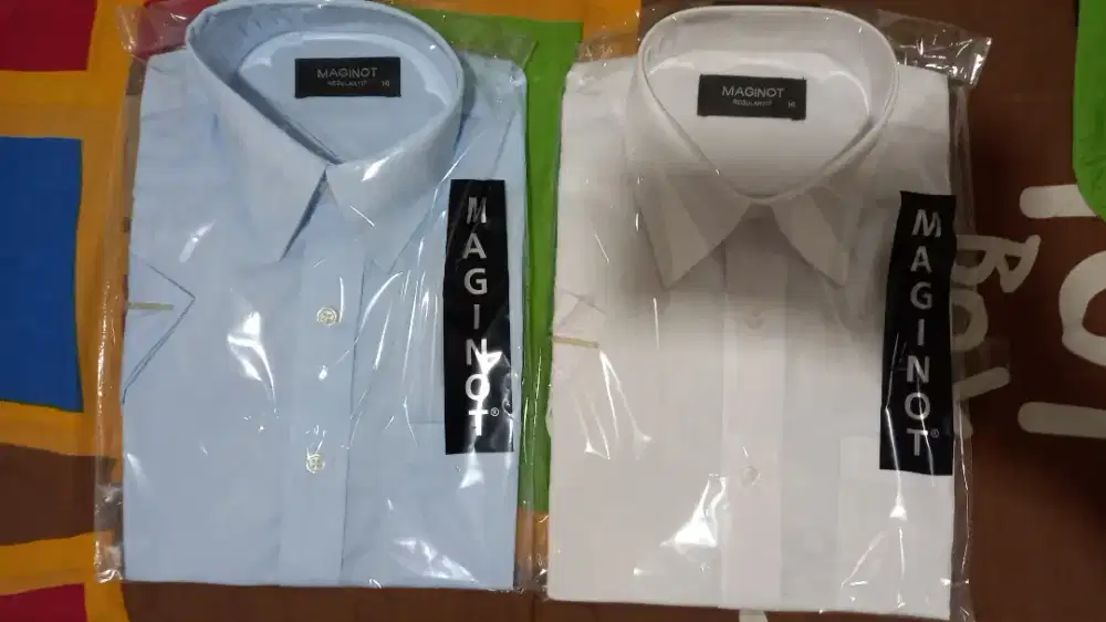 KEMEJA MAGINOT PRIA LENGAN PENDEK