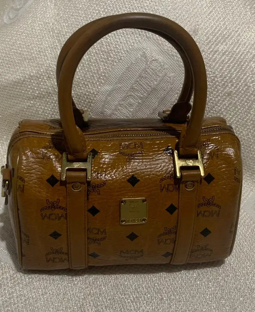 MCM Speedy Cognac