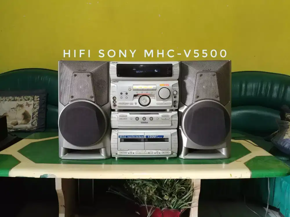 Hifi SONY MHC-V5500 Mulus Terawat Tape Normal