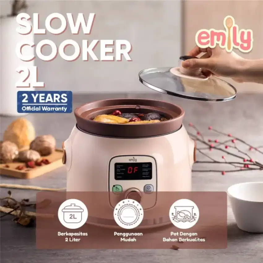 Emily Slow Cooker Claypot 2L (ESC-32001)