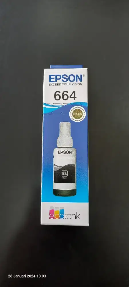 Tinta epson t6641 black