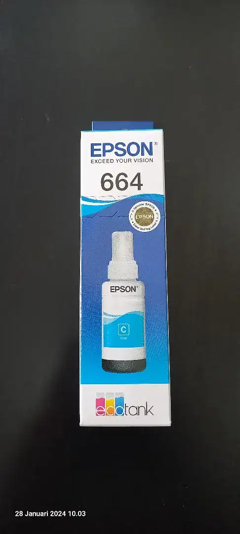 Tinta epson t6642 cyan