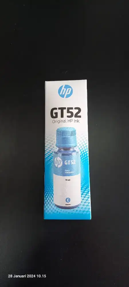Tinta hp gt52 cyan