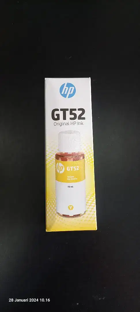 Tinta hp gt52 yellow