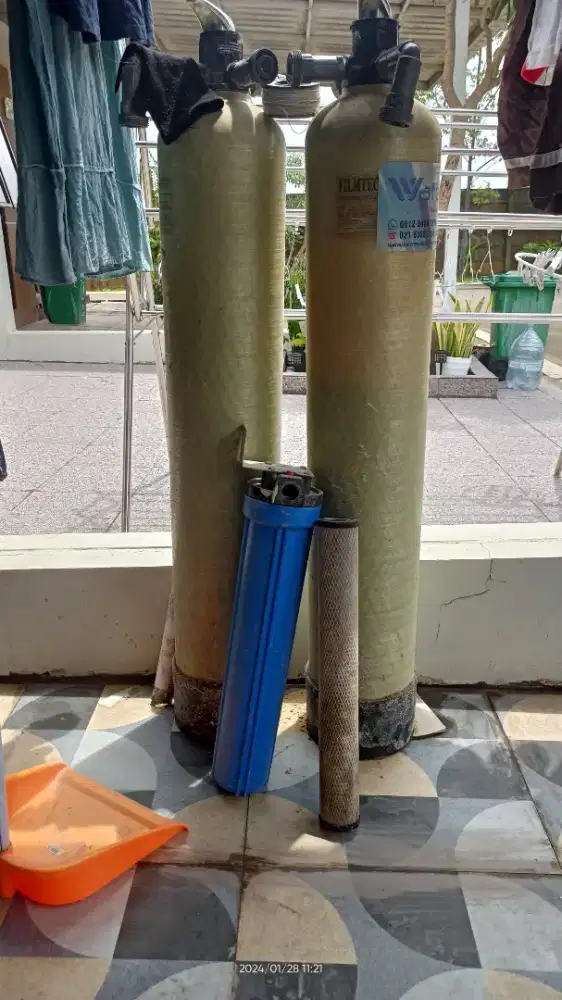 Filter Air Tabung+ Isi ukuran Besar dan Kecil 20 Merk Waterpro