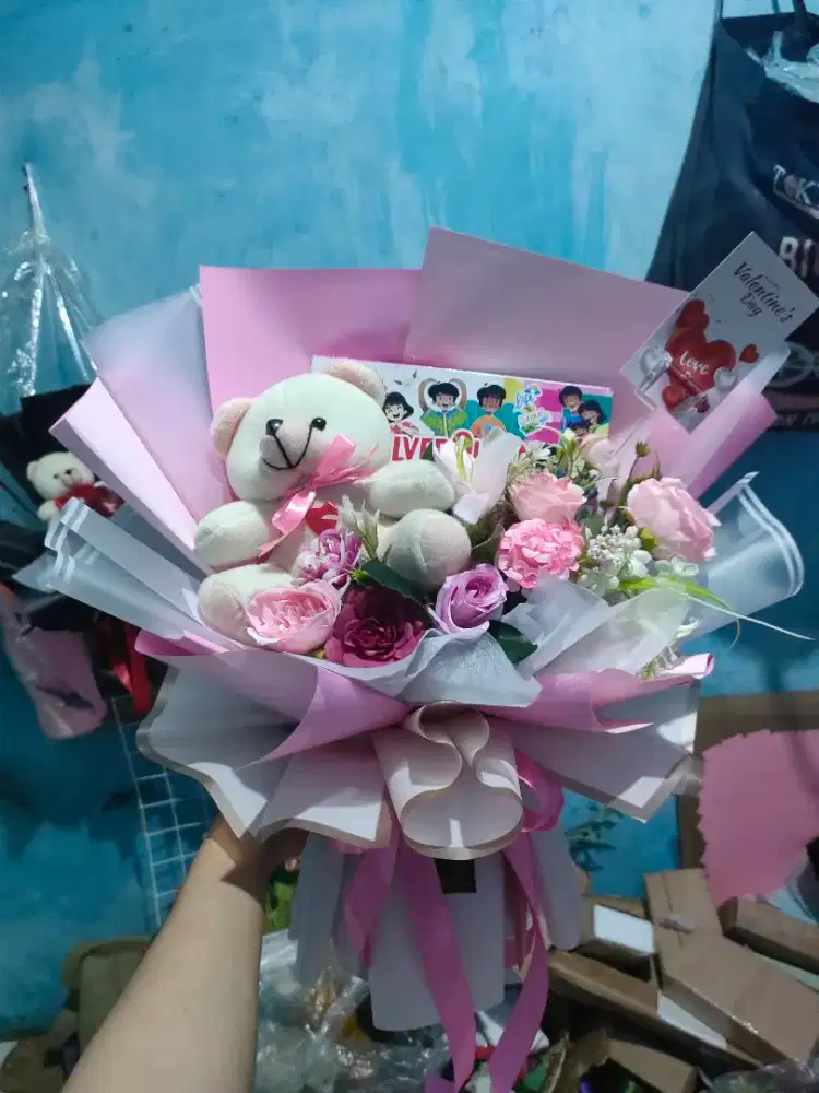 Buket ultah, anniversary dll