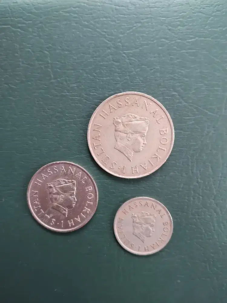 3 Coins Set Brunei tahun 1976