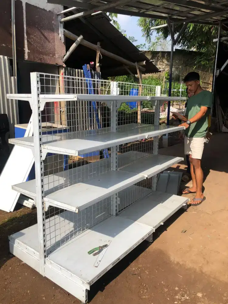 JUAL RAK GONDOLA  ecer dan Borongan ex idm