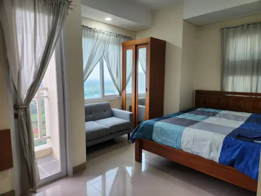 Apartemen BResidence Studio Sudut Furnished sebrang PRASMUL& AEON Mall