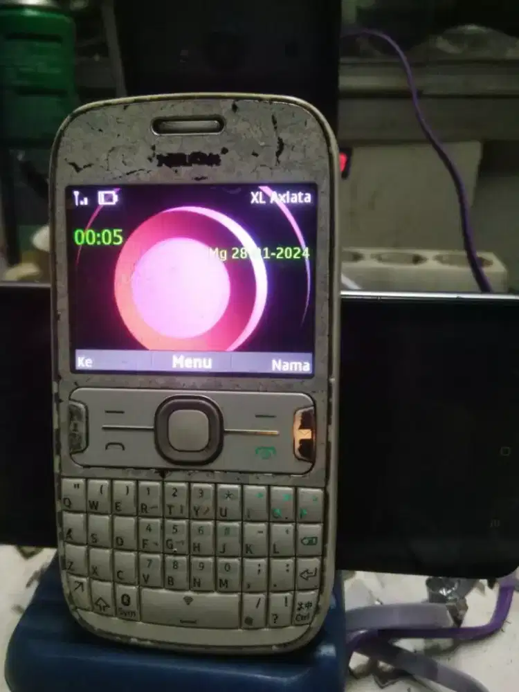 Nokia asha mp3 kamera qwerty murah dump phone bandung wifi