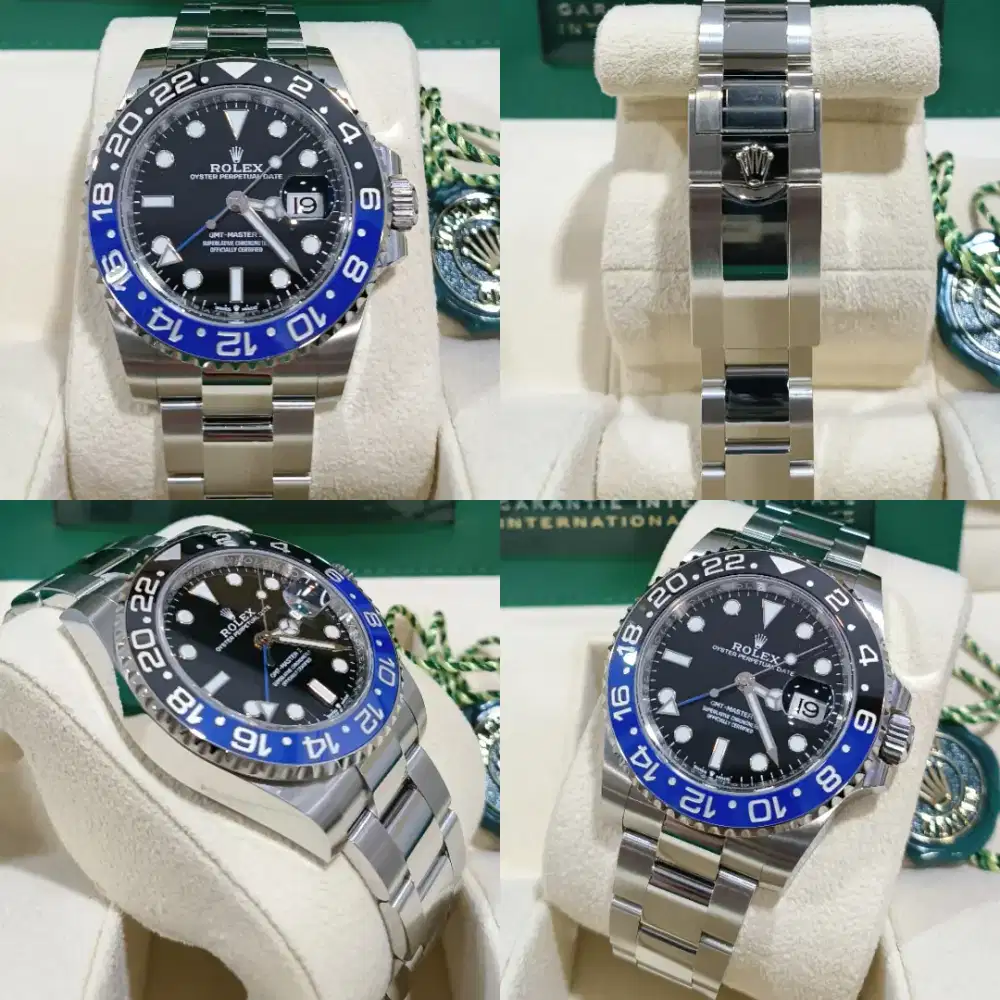 Jam tangan Rolex GMT Master II Batman 116710BLNR