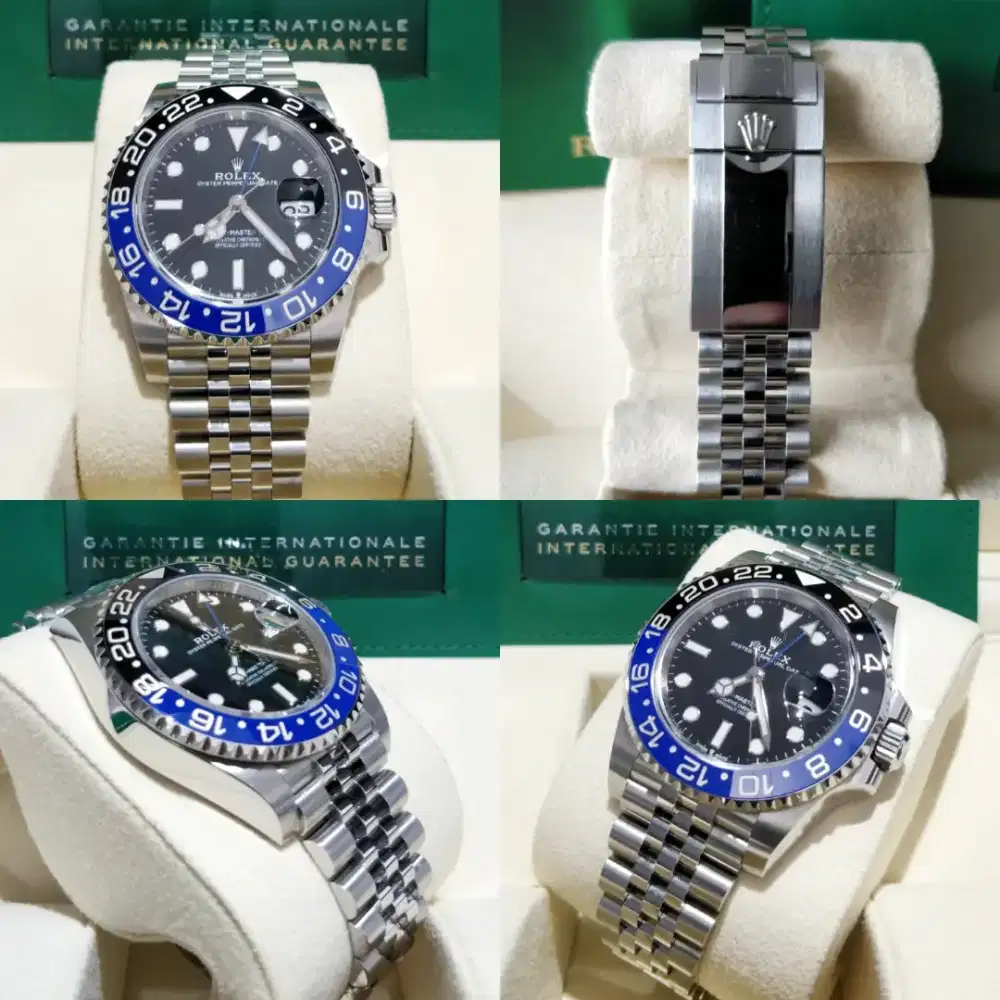 Jam tangan Rolex GMT Master II Batgirl 126710BLNR