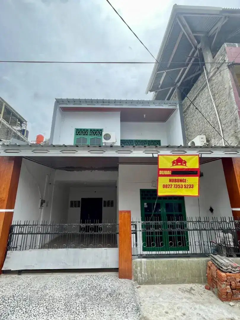 Rumah 2 Lantai Bebas Banjir, SHM, Akses Mudah ke Tol Bekasi Timur