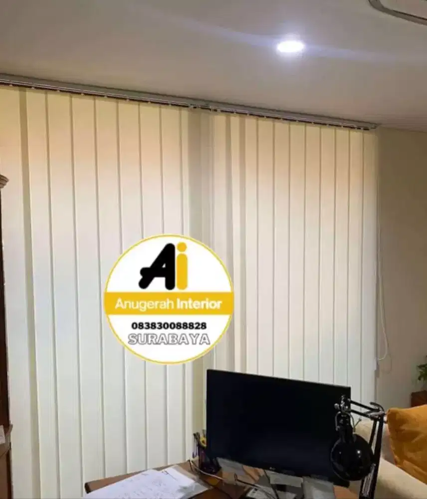 Vertical blind tirai  kantor