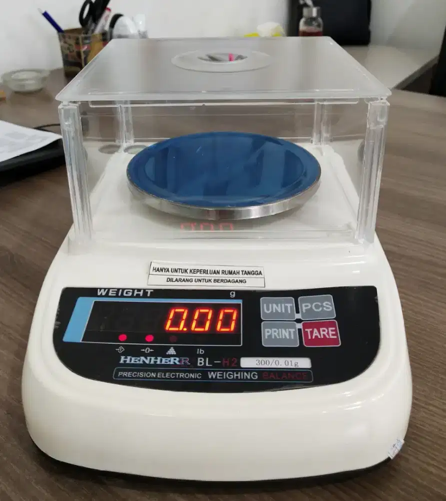 Timbangan digital Analytical Laboratorium 300 g Original Henherr