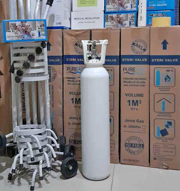 Tabung Oksigen Medis + isi