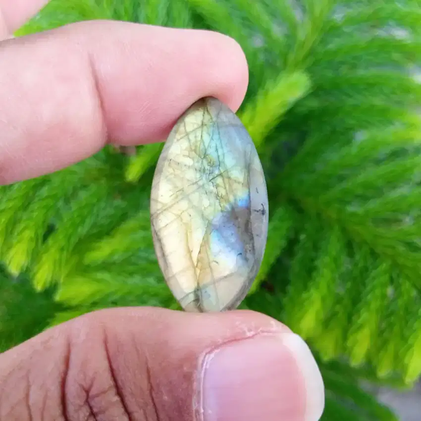 Batu Natural Labradorite / Labrador Pelangi Big Size Jumbo 05