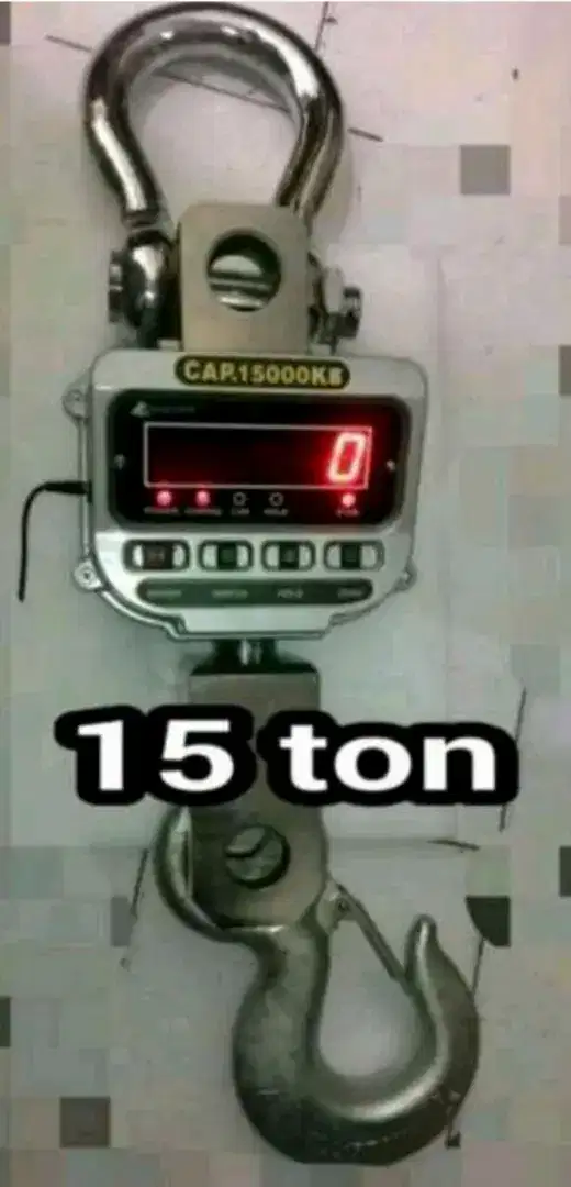 Timbangan digital Gantung 15 Ton Kokoh Kuat Awet Original Excellent