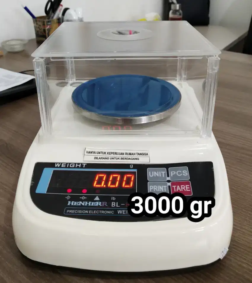Timbangan digital 3000 g Berrgaransi dan Tera Baru Original Henherr