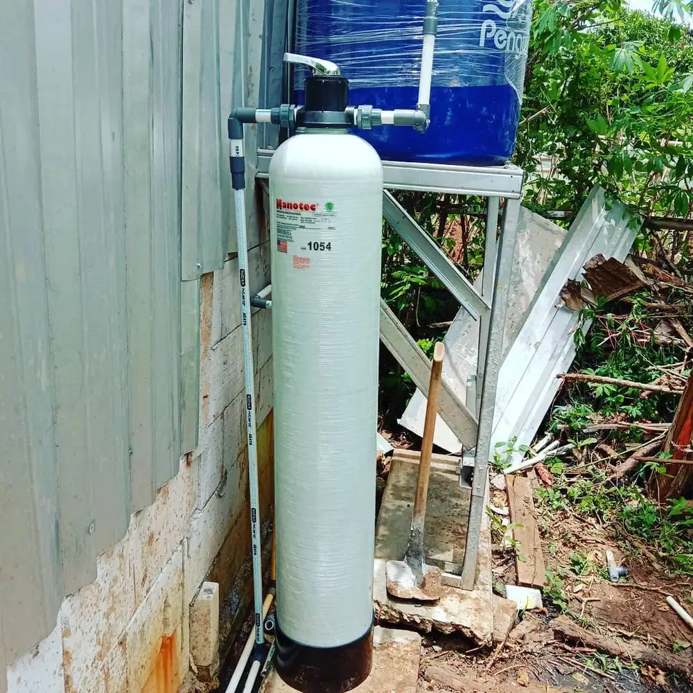 Paket tabung filter penjernih air sepaket dengan media