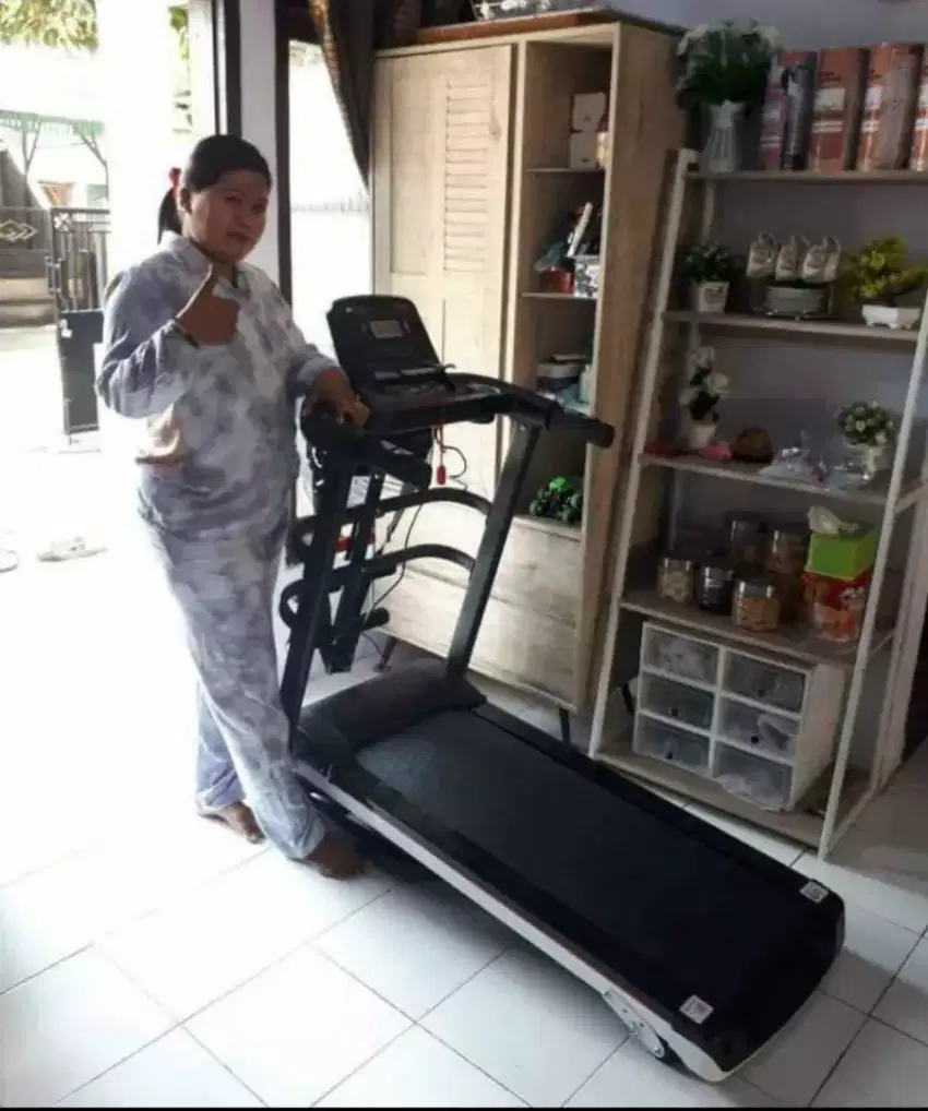 Treadmill elektrik jumbo murah-alat fitnes lari-mesin lari-tredmill